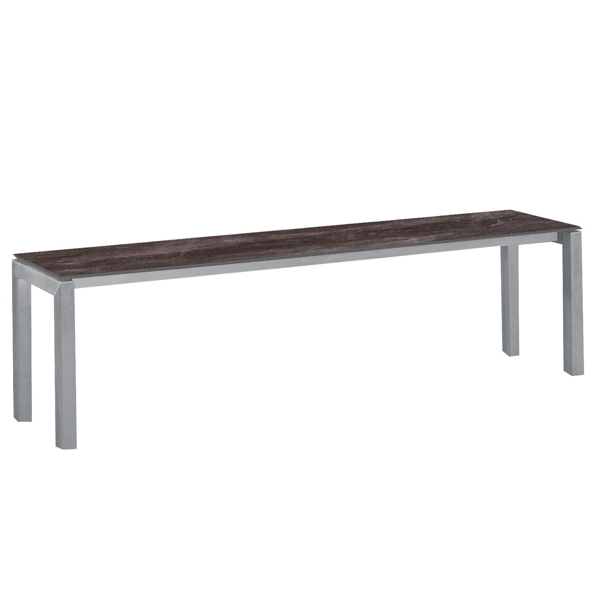 Schaffner Luzern Banc 160x32cm Gris argent 78 Déco Stromboli Foncé da
