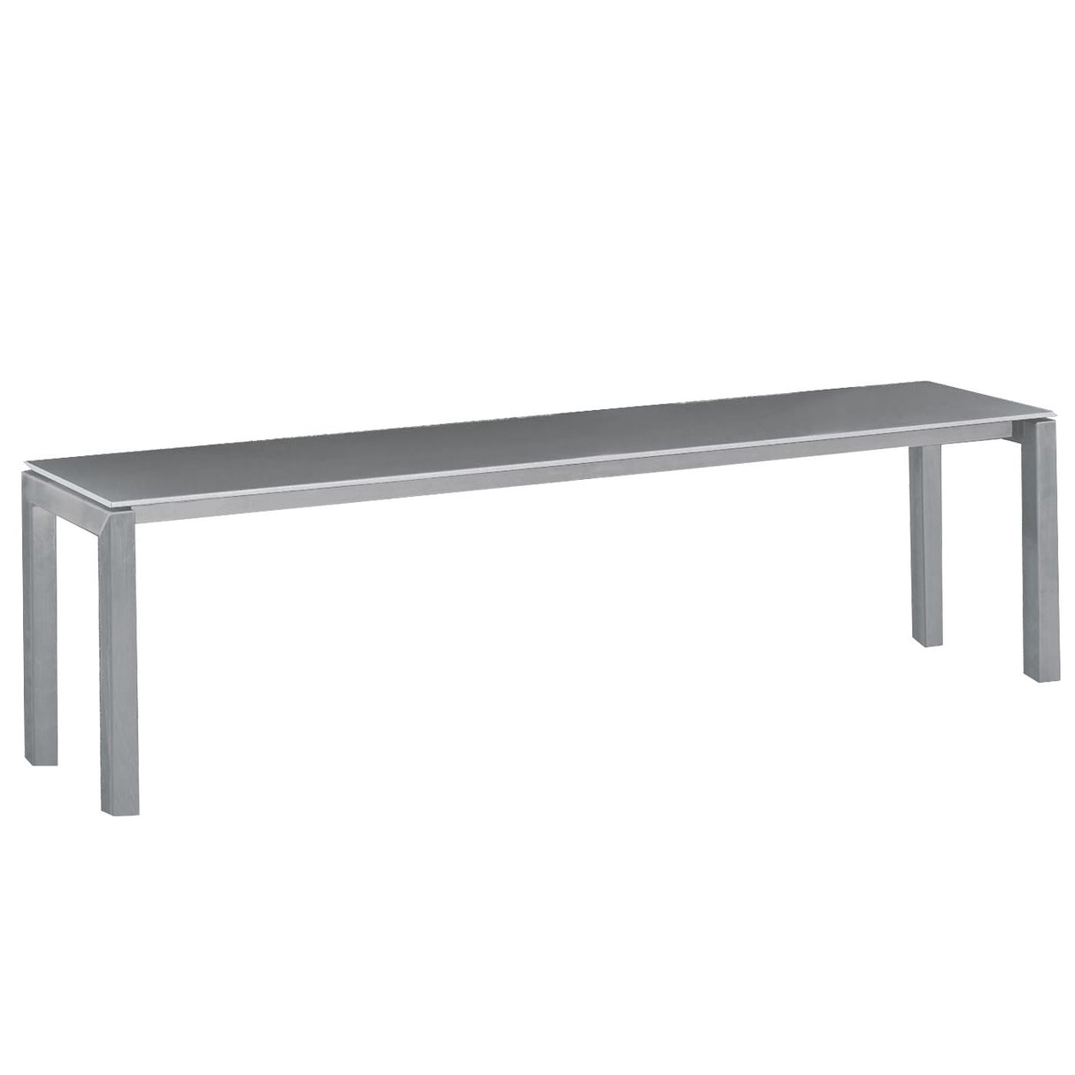 Schaffner Luzern Banc 160x32cm Gris argent 78 Gris Argent 78