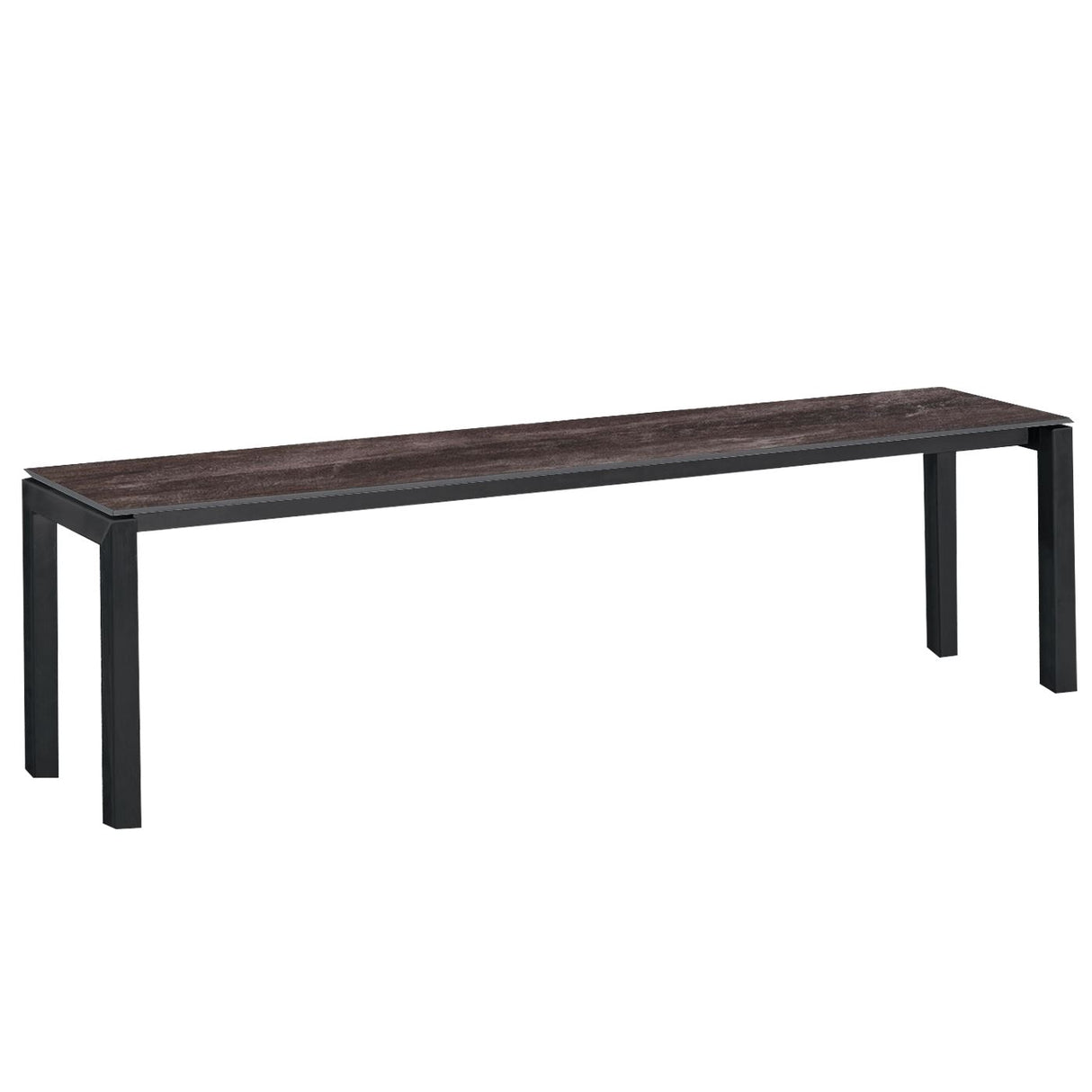 Schaffner Luzern Banc 160x32cm Noir 91 Déco Stromboli Foncé da