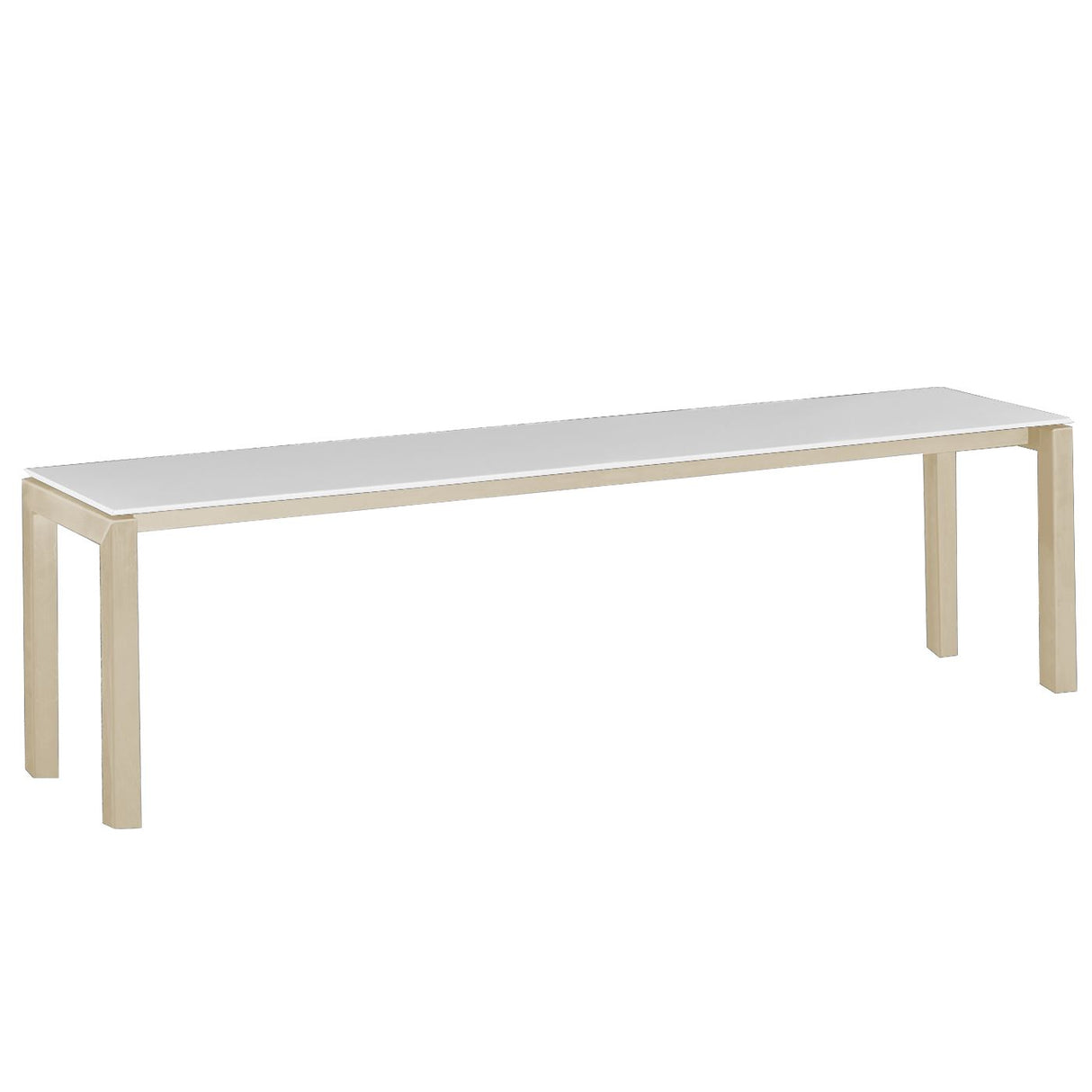Schaffner Luzern Banc 160x32cm Sable Pastel 15 Blanc 90