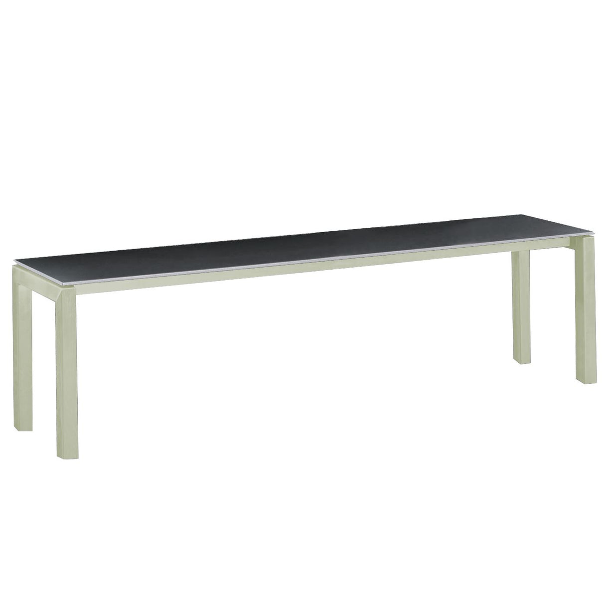 Schaffner Luzern Banc 160x32cm Vert Pastel 64 Anthracite 77