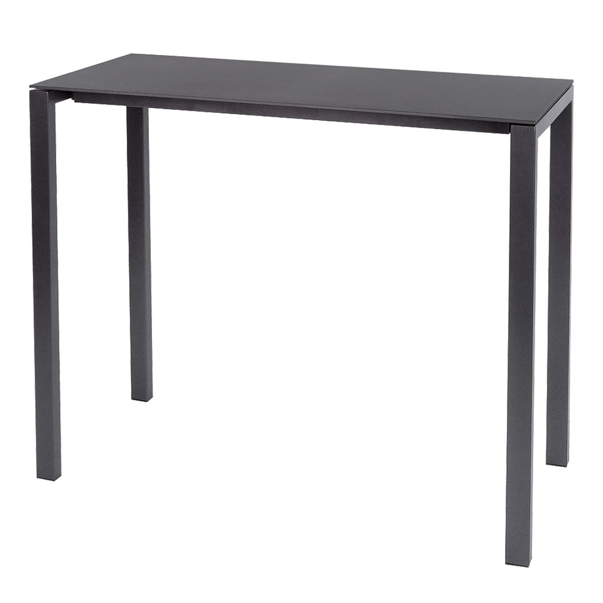 Schaffner Luzern table haute 140x60cm Anthracite 77 Graphite 73