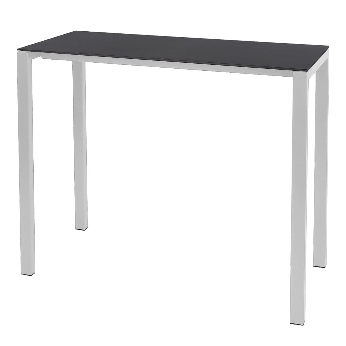 Schaffner Luzern table haute 140x60cm Blanc 90 Anthracite 77