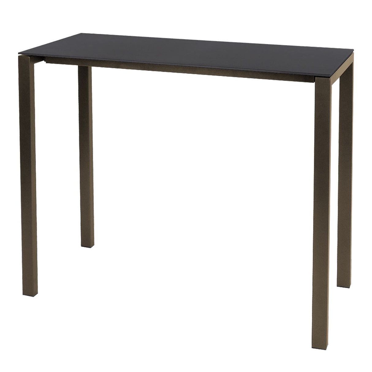 Schaffner Luzern table haute 140x60cm Champagne 85 Anthracite 77
