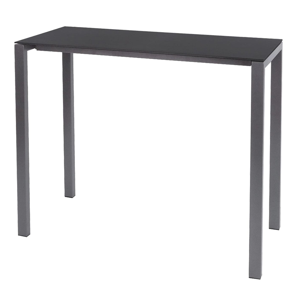Schaffner Luzern table haute 140x60cm Graphite 73 Anthracite 77