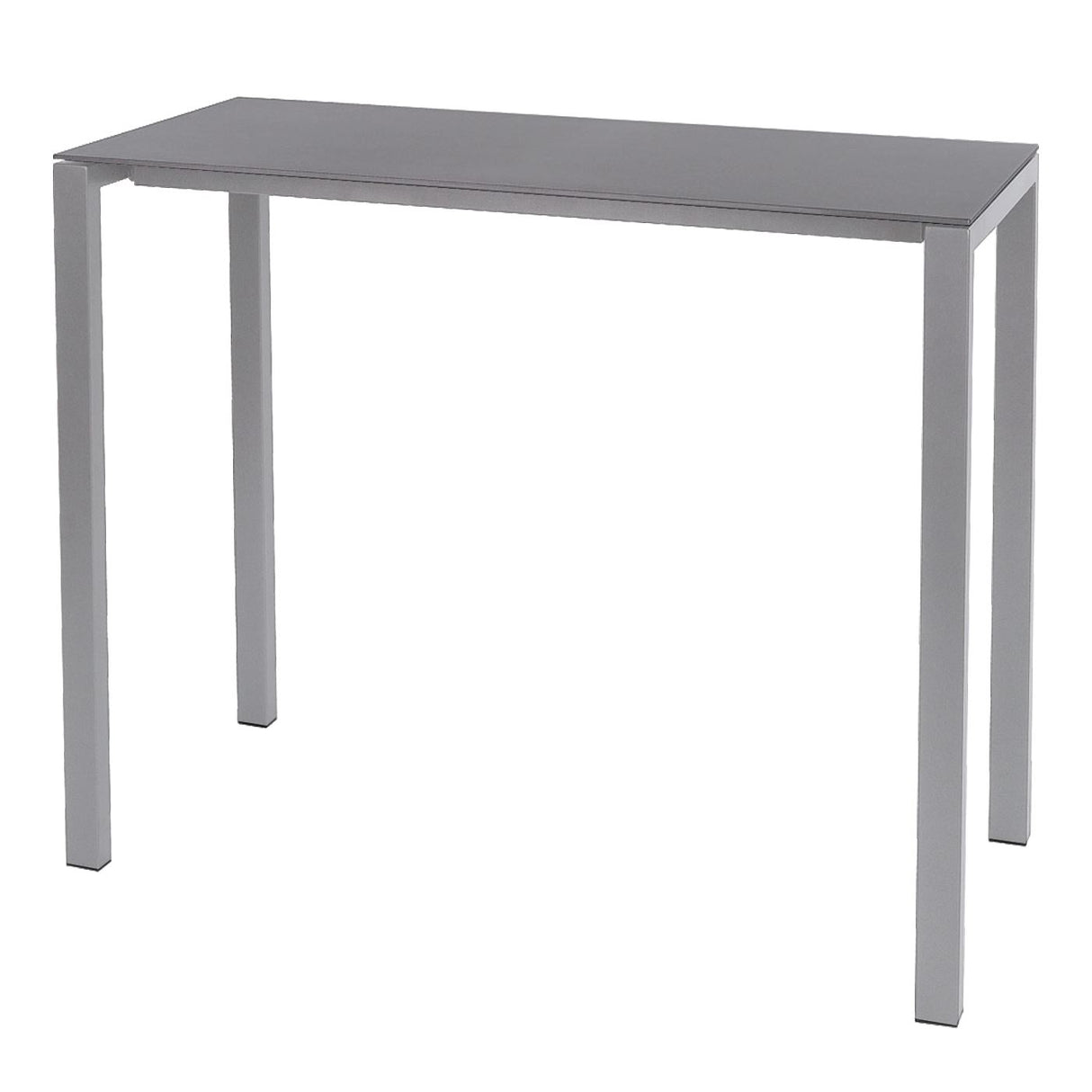 Schaffner Luzern table haute 140x60cm Gris argent 78 Gris Argent 78