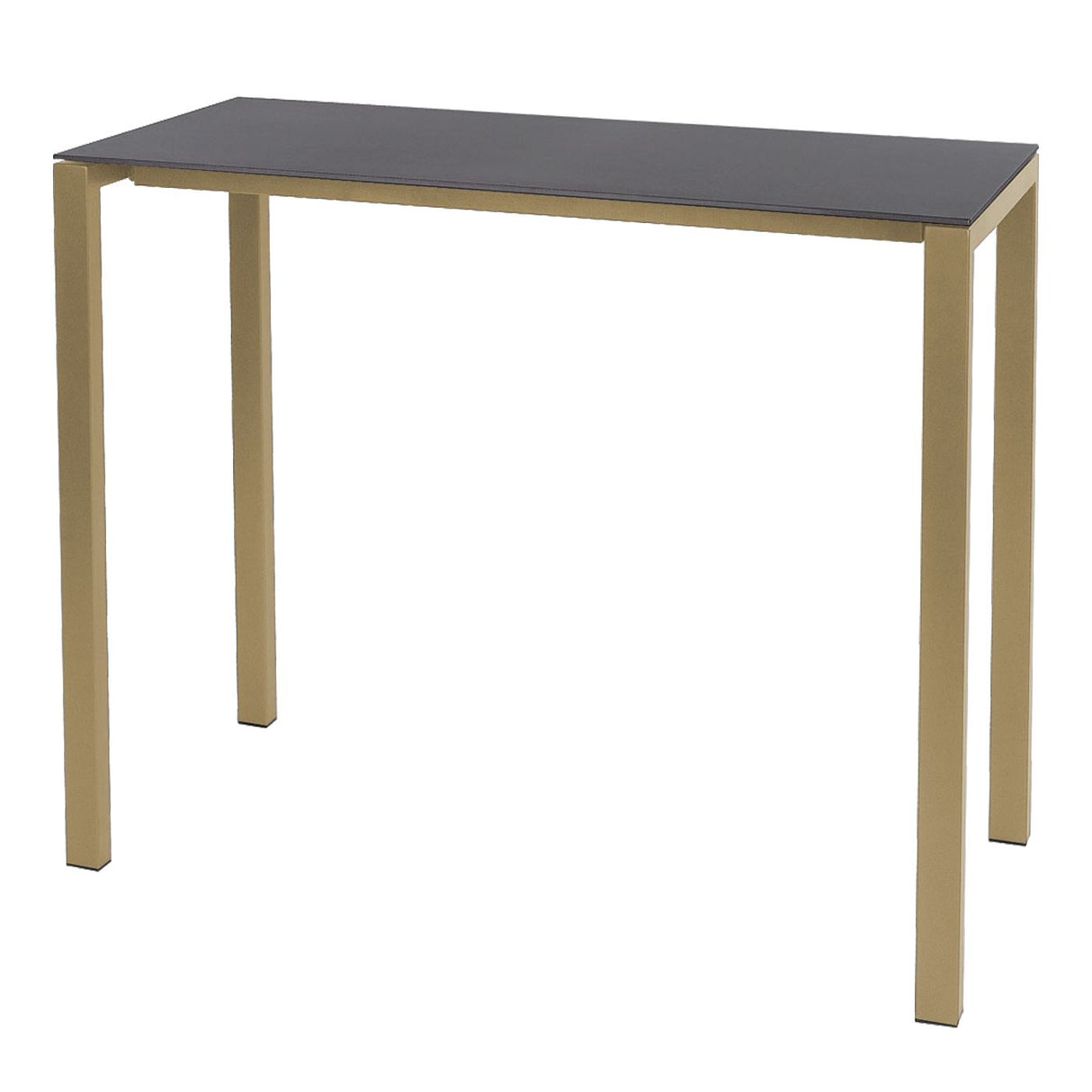 Schaffner Luzern table haute 140x60cm Marron Pastel 83 Graphite 73