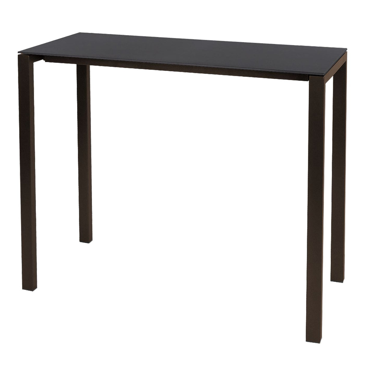 Schaffner Luzern table haute 140x60cm Moka 88 Anthracite 77