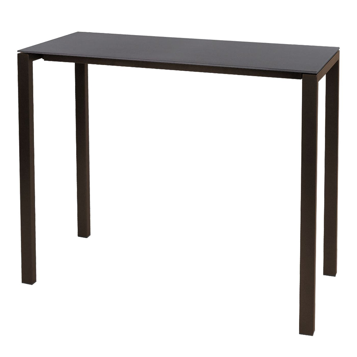 Schaffner Luzern table haute 140x60cm Moka 88 Graphite 73