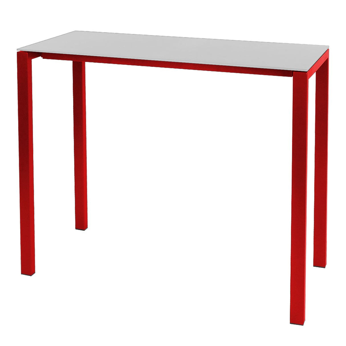 Schaffner Luzern table haute 140x60cm Rouge 30 Blanc 90