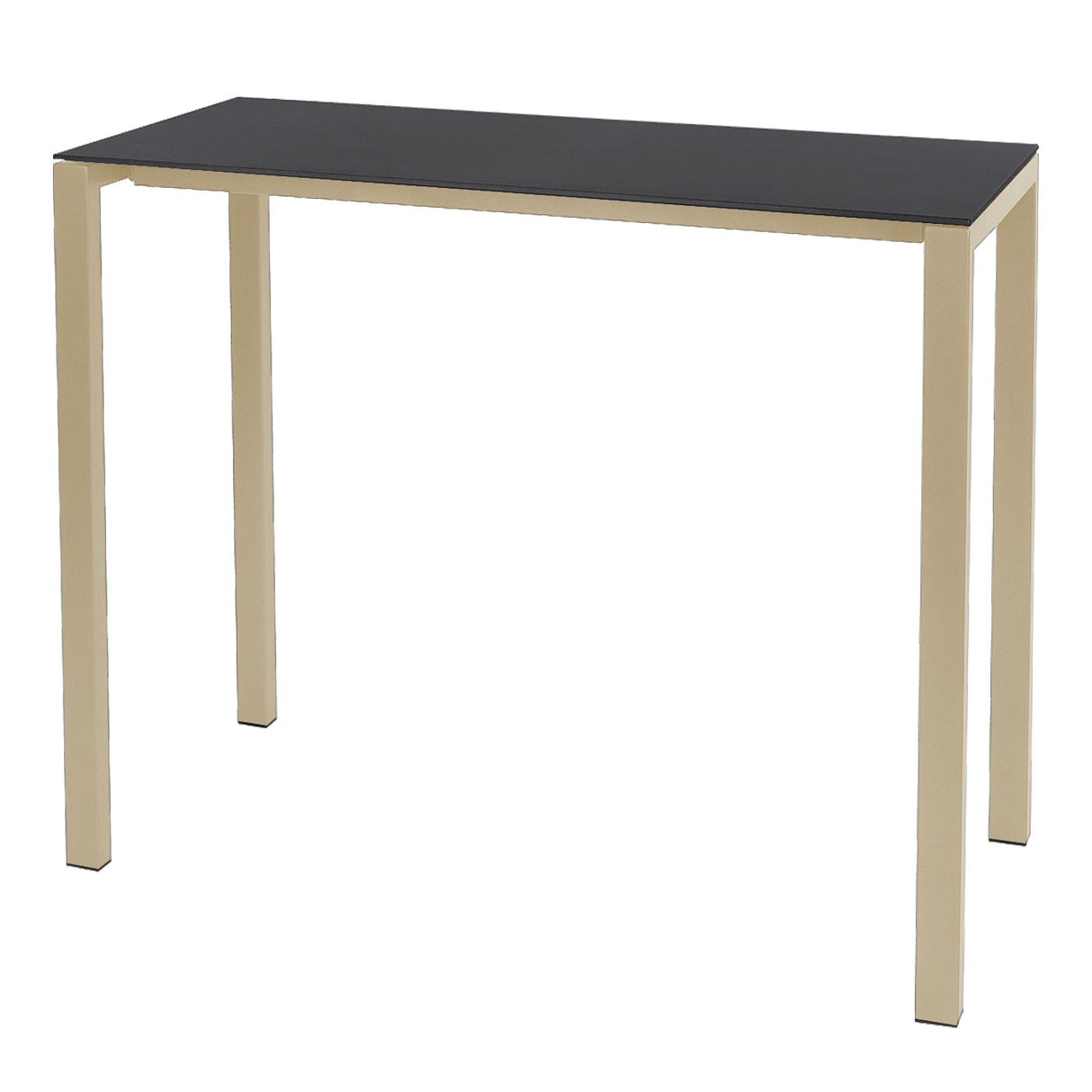 Schaffner Luzern table haute 140x60cm Sable Pastel 15 Anthracite 77