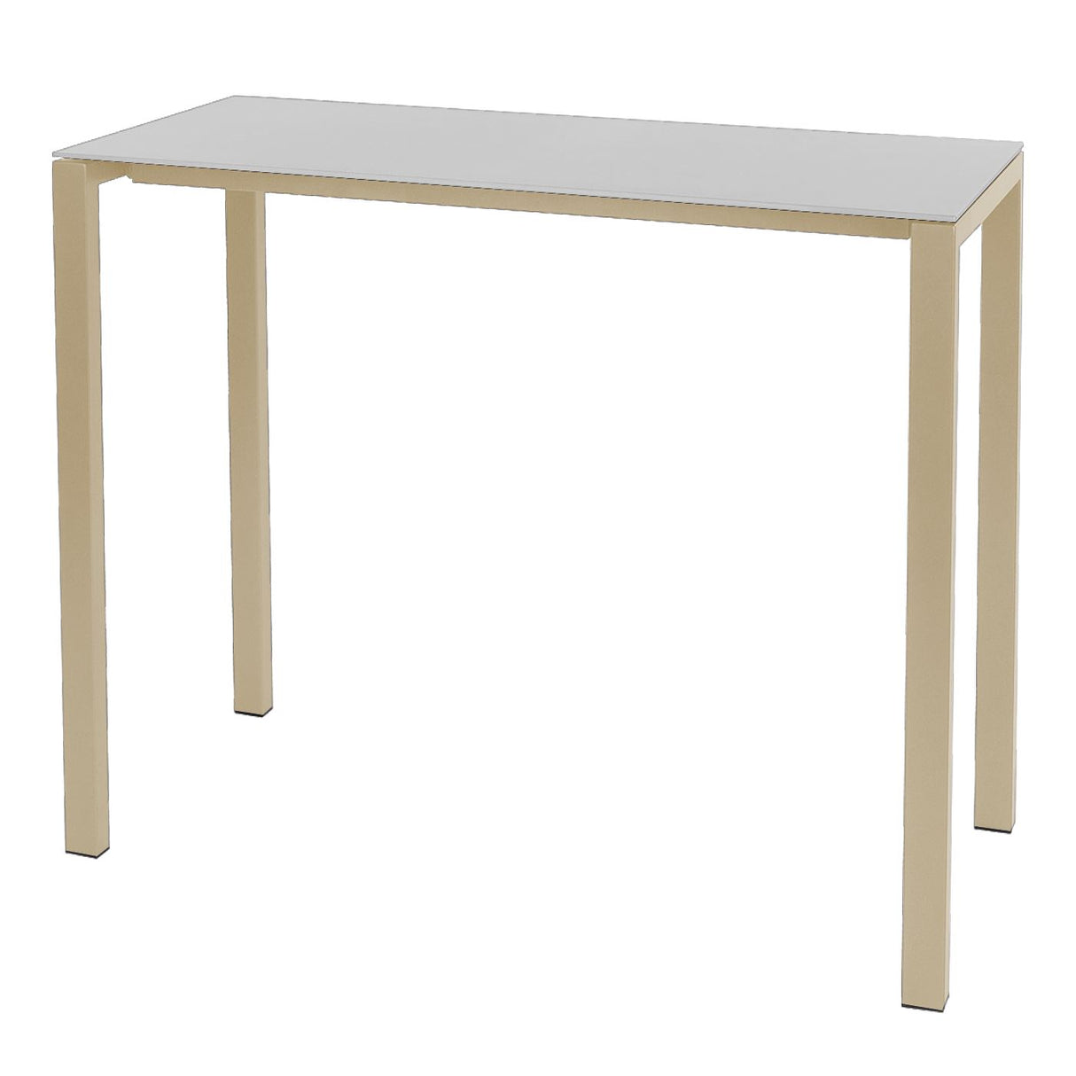 Schaffner Luzern table haute 140x60cm Sable Pastel 15 Blanc 90