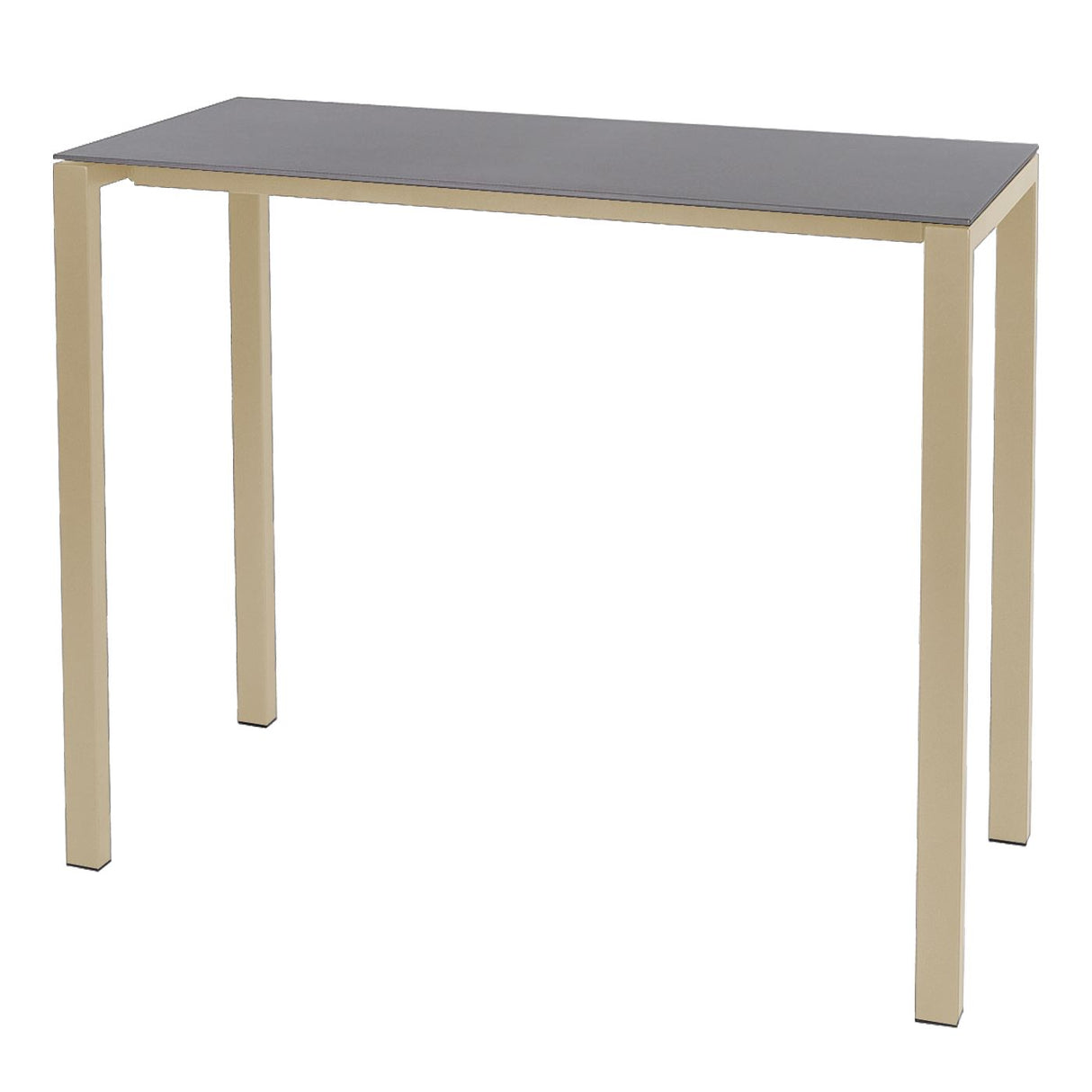 Schaffner Luzern table haute 140x60cm Sable Pastel 15 Gris Argent 78