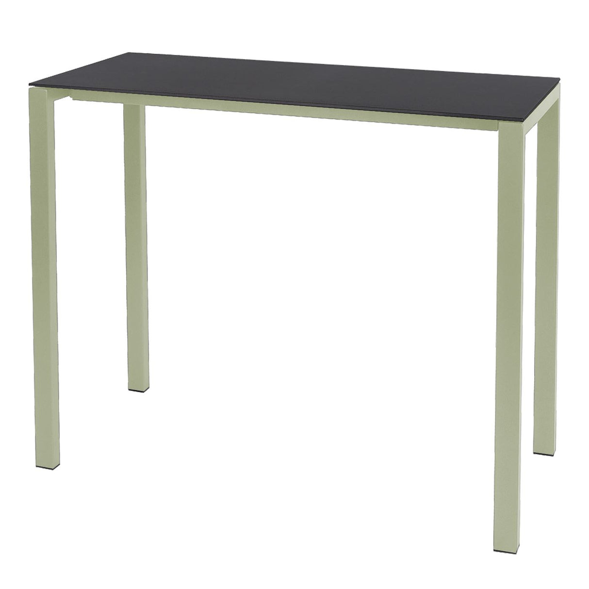 Schaffner Luzern table haute 140x60cm Vert Pastel 64 Anthracite 77