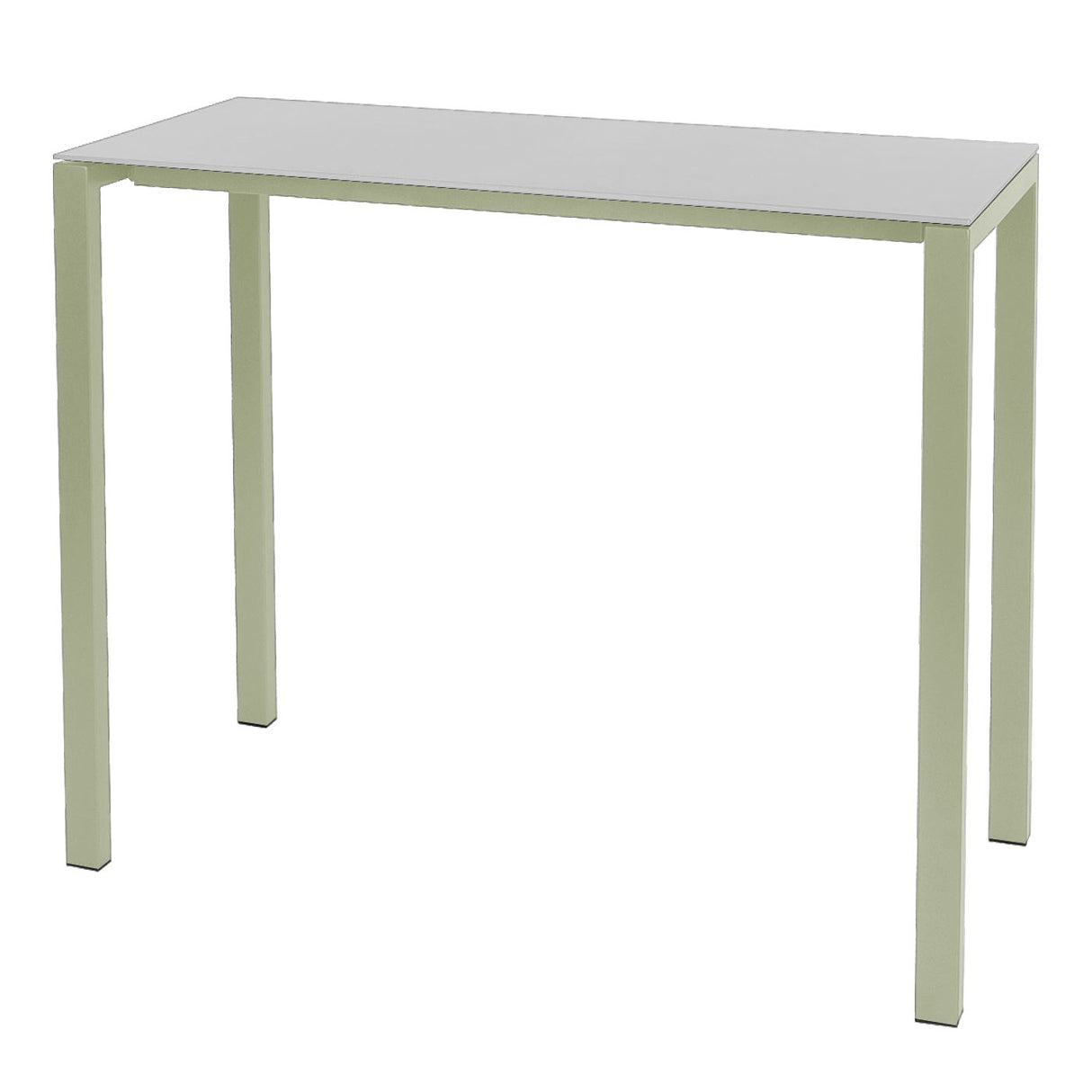 Schaffner Luzern table haute 140x60cm Vert Pastel 64 Blanc 90