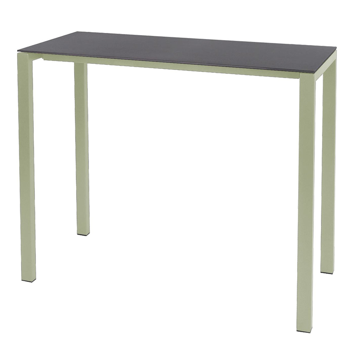 Schaffner Luzern table haute 140x60cm Vert Pastel 64 Graphite 73