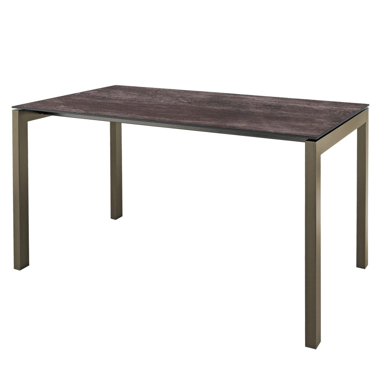 Schaffner Luzern table repas 140x80cm Champagne 85 Déco Stromboli Foncé da