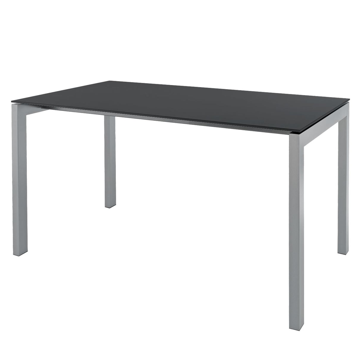 Schaffner Luzern table repas 140x80cm Gris argent 78 Anthracite 77