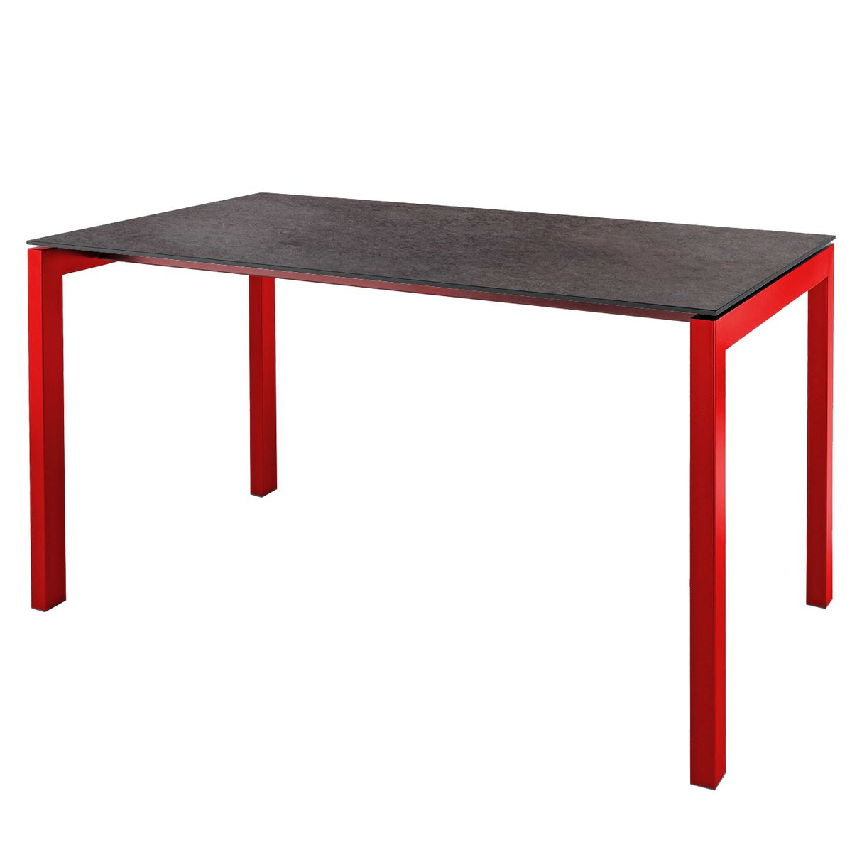 Schaffner Luzern table repas 140x80cm Rouge 30 Déco Cooperfield dc