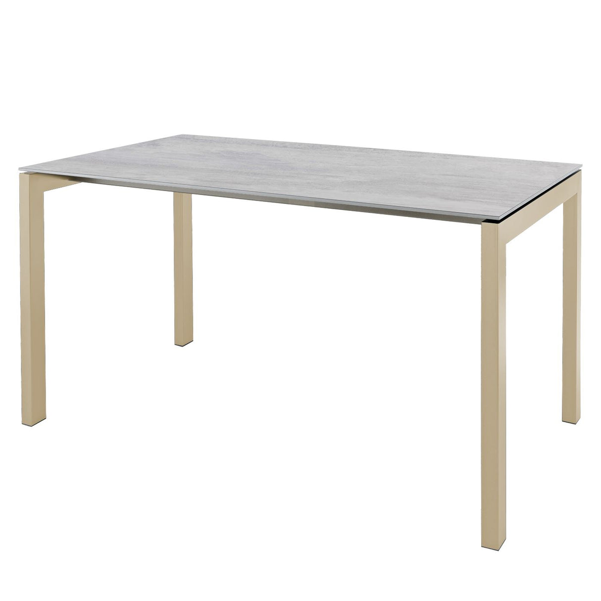 Schaffner Luzern table repas 140x80cm Sable Pastel 15 Déco Stromboli Clair db