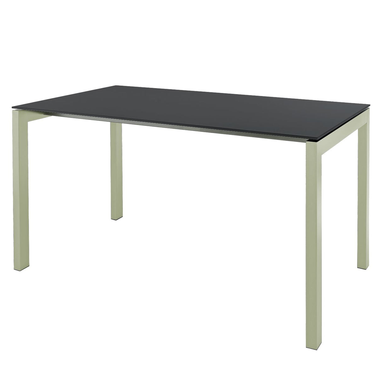Schaffner Luzern table repas 140x80cm Vert Pastel 64 Anthracite 77