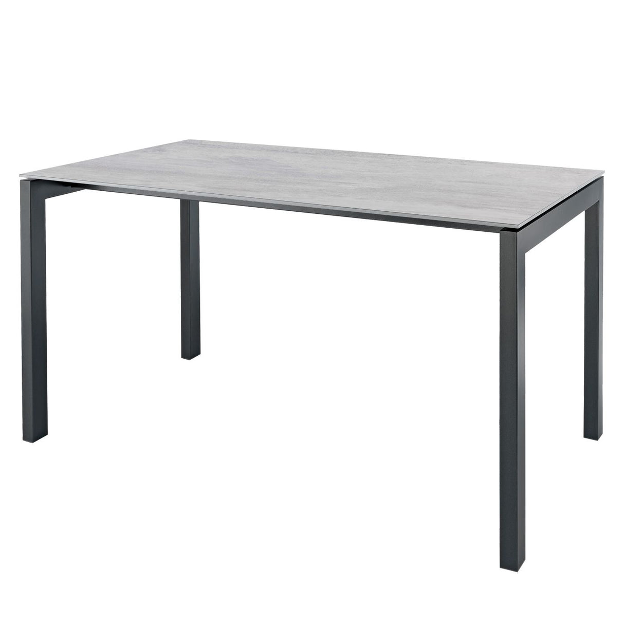 Schaffner Luzern table repas 160x90cm Anthracite 77 Déco Stromboli Clair db