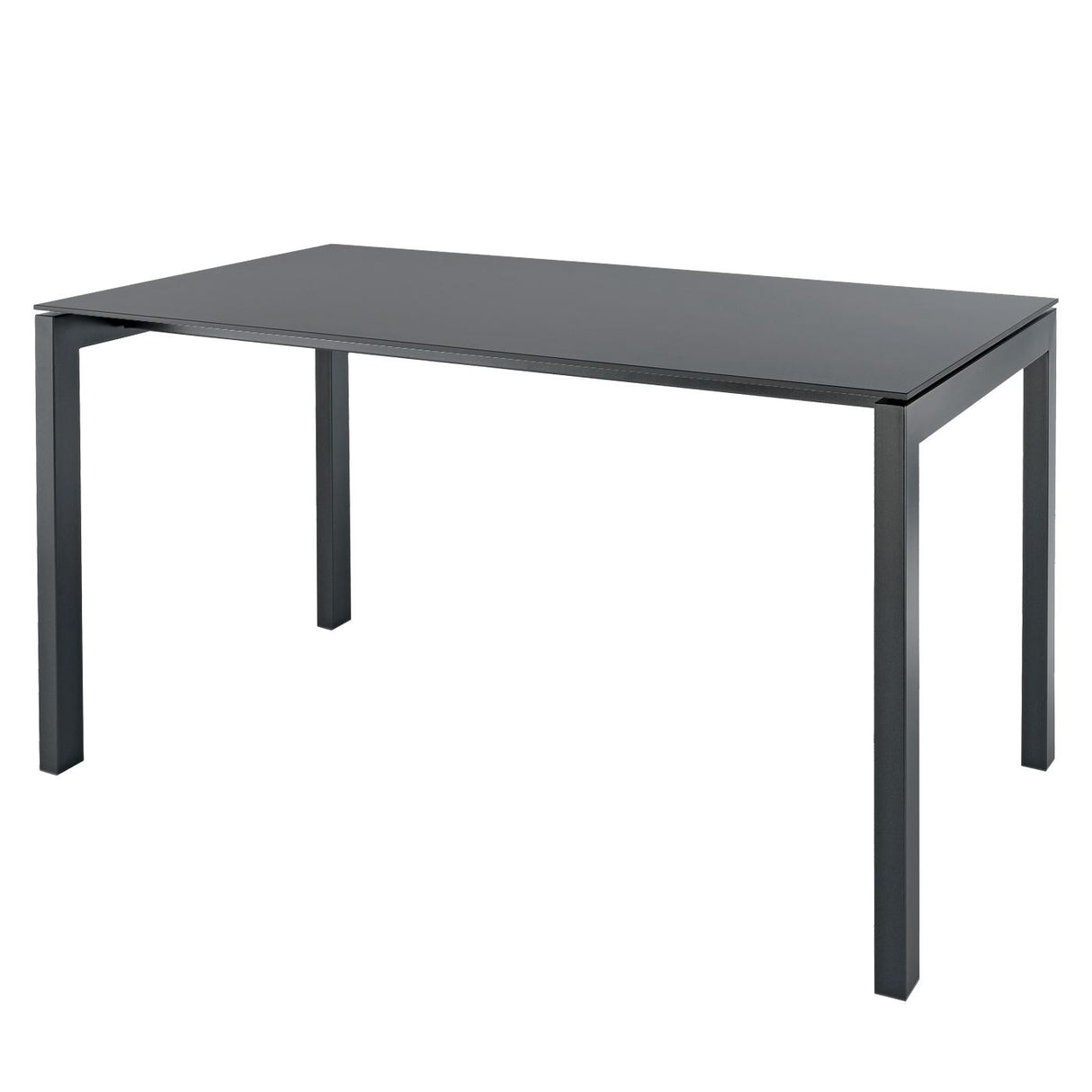 Schaffner Luzern table repas 160x90cm Anthracite 77 Graphite 73