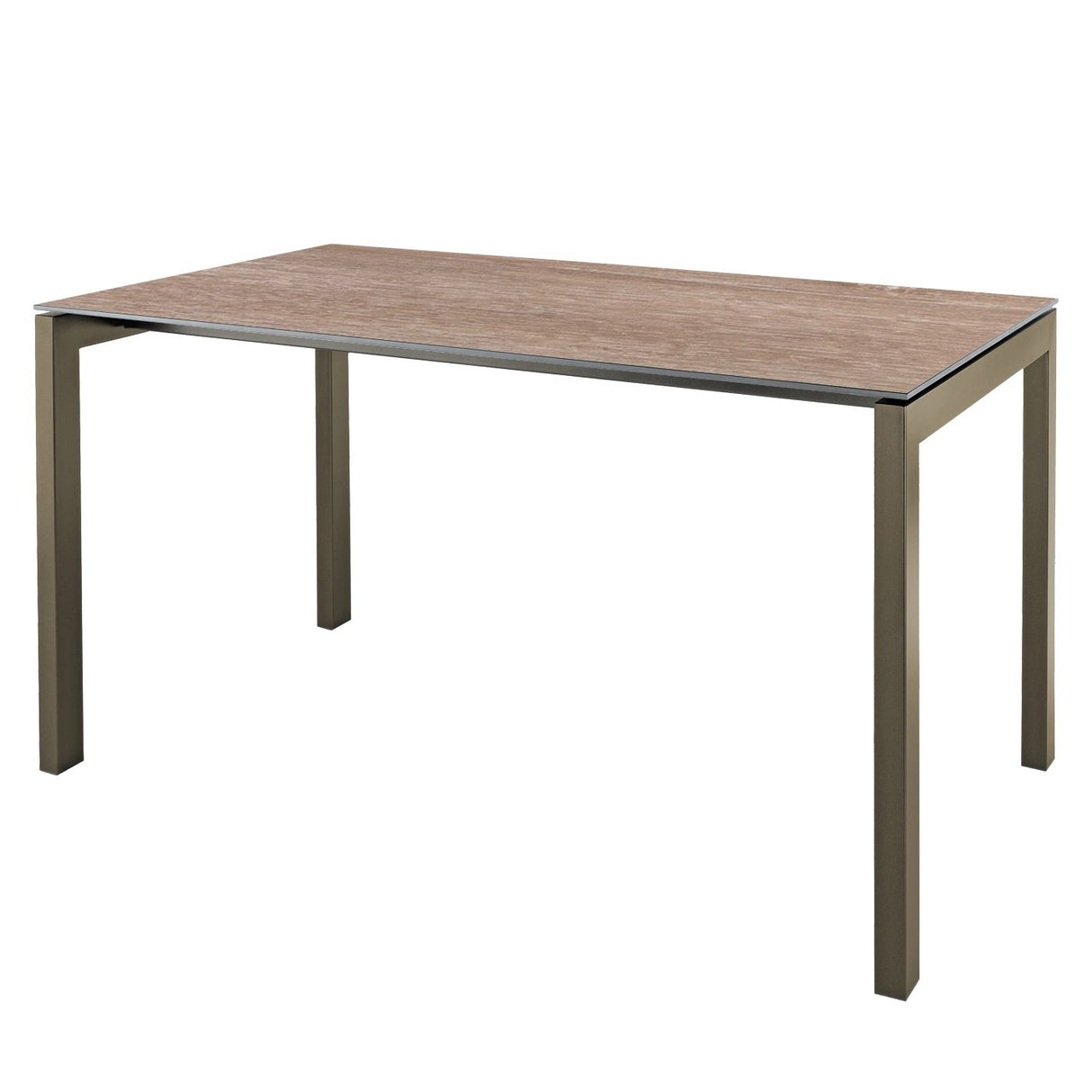 Schaffner Luzern table repas 160x90cm Champagne 85 Déco Chêne de