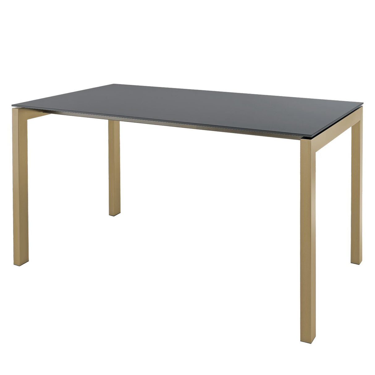 Schaffner Luzern table repas 160x90cm Marron Pastel 83 Graphite 73