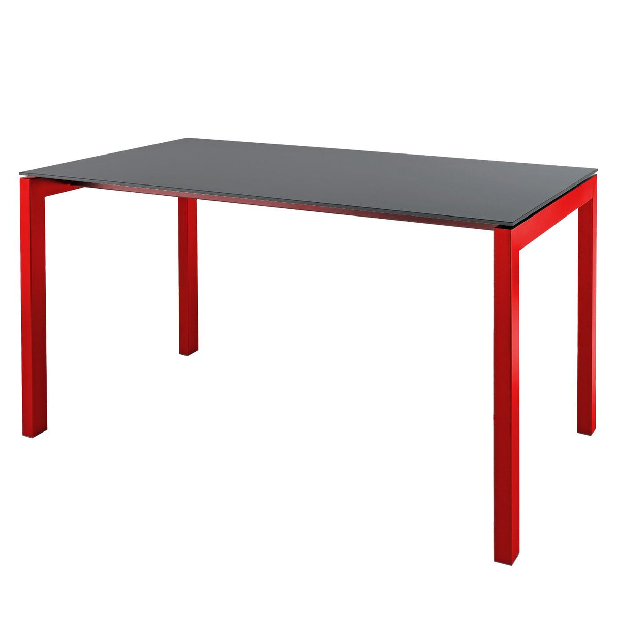 Schaffner Luzern table repas 160x90cm Rouge 30 Graphite 73
