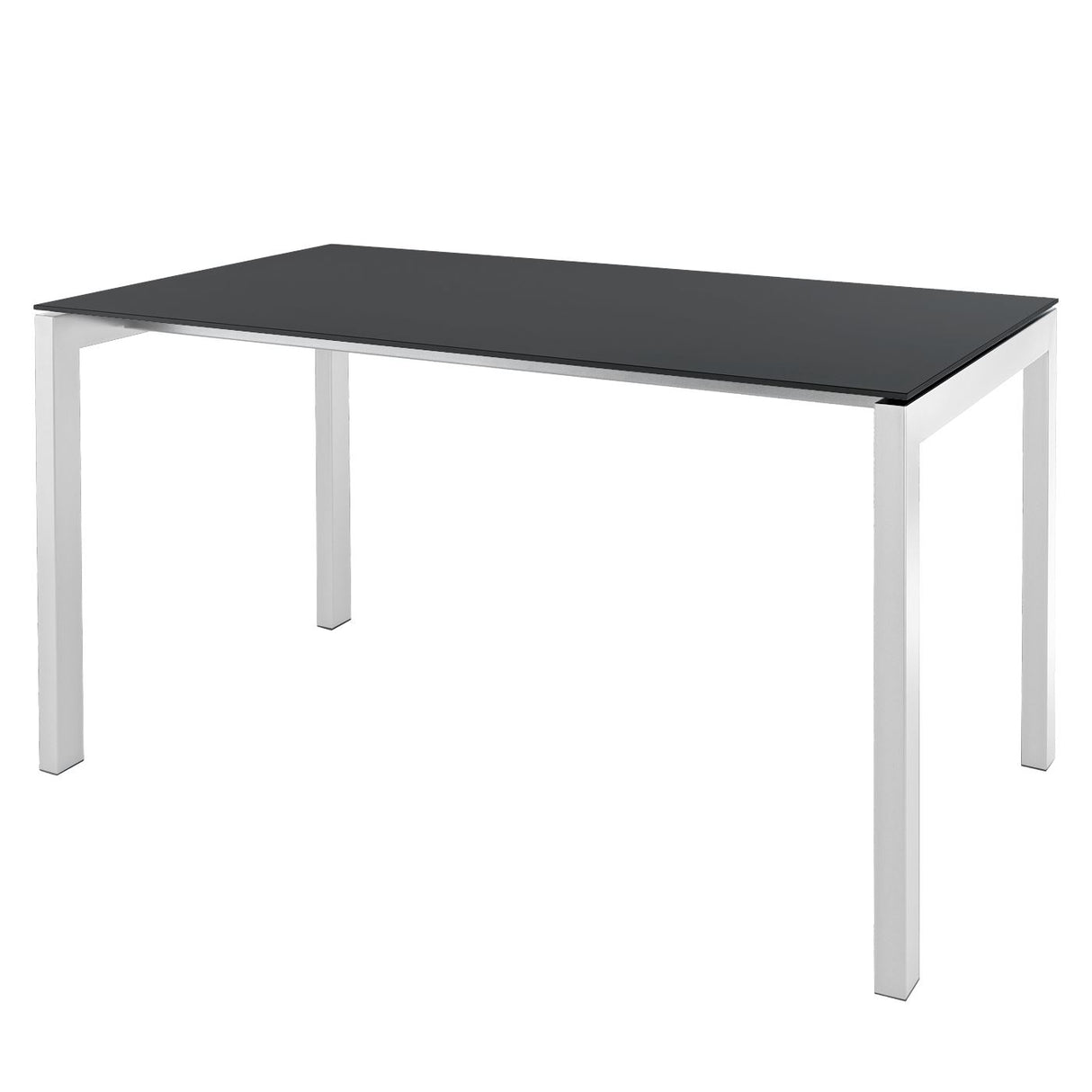 Schaffner Luzern table repas 220x100cm Blanc 90 Anthracite 77