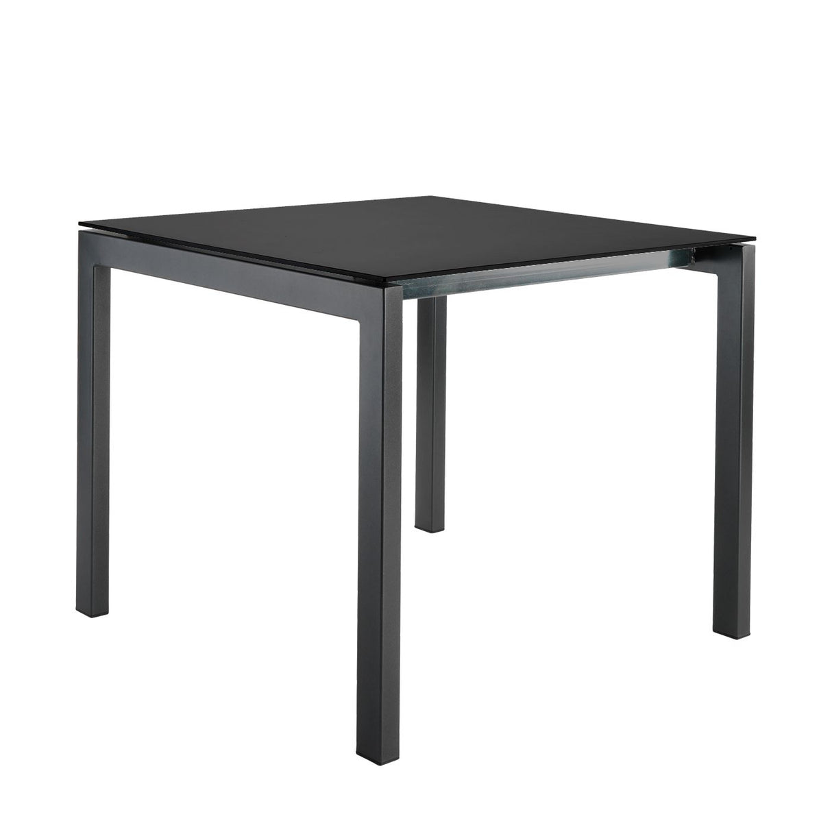 Schaffner Luzern table repas 80x80cm Anthracite 77 Anthracite 77