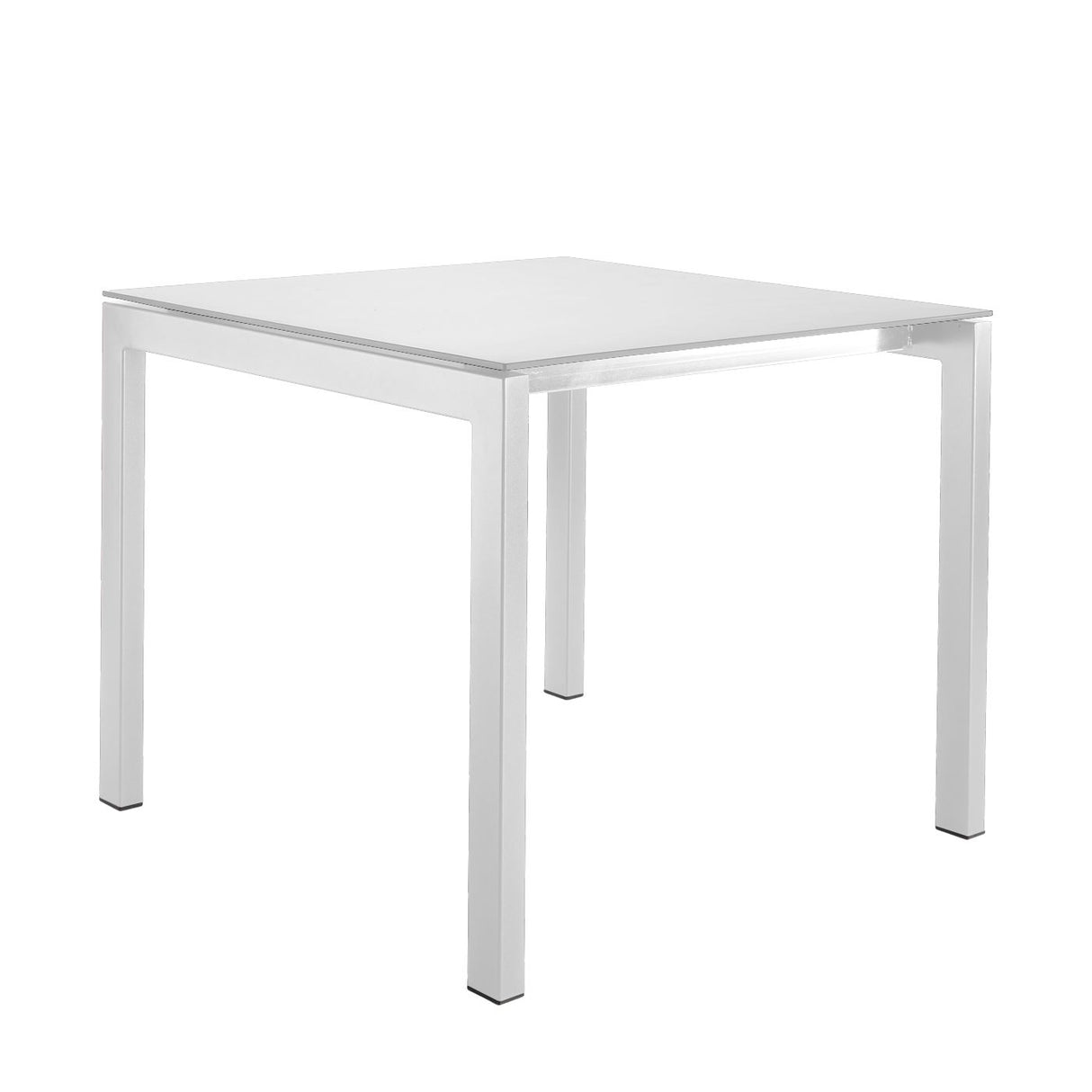 Schaffner Luzern table repas 80x80cm Blanc 90 Blanc 90