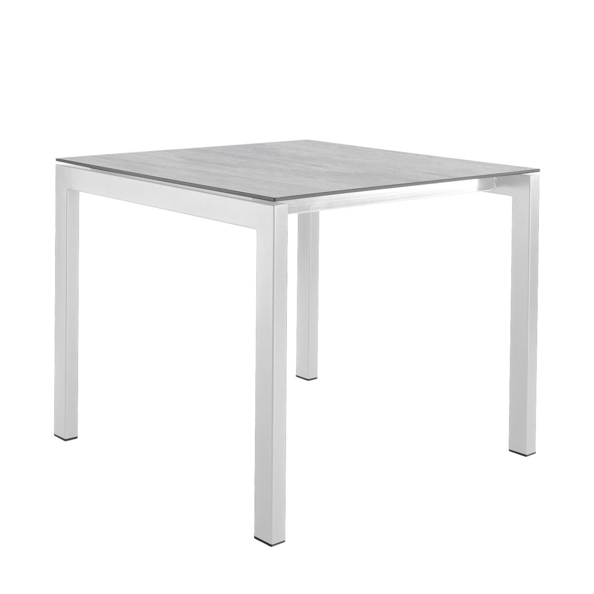 Schaffner Luzern table repas 80x80cm Blanc 90 Déco Stromboli Clair db