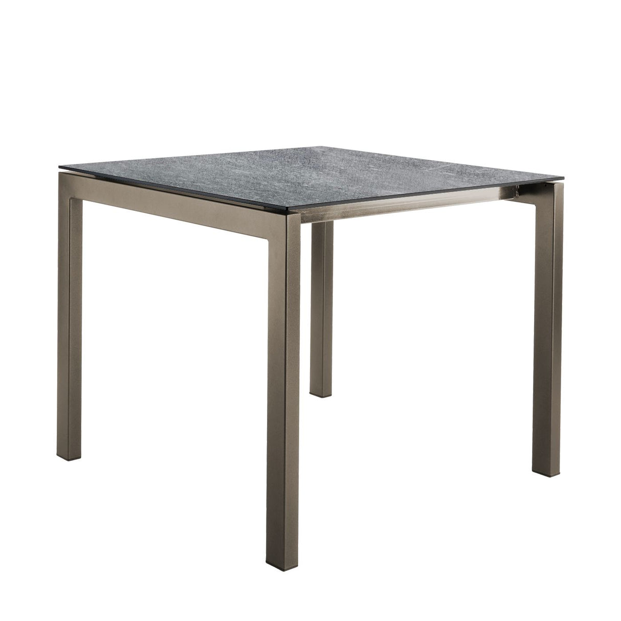 Schaffner Luzern table repas 80x80cm Champagne 85 Déco Béton dd