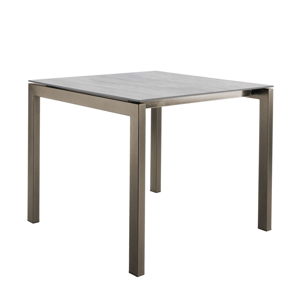 Schaffner Luzern table repas 80x80cm Champagne 85 Déco Stromboli Clair db