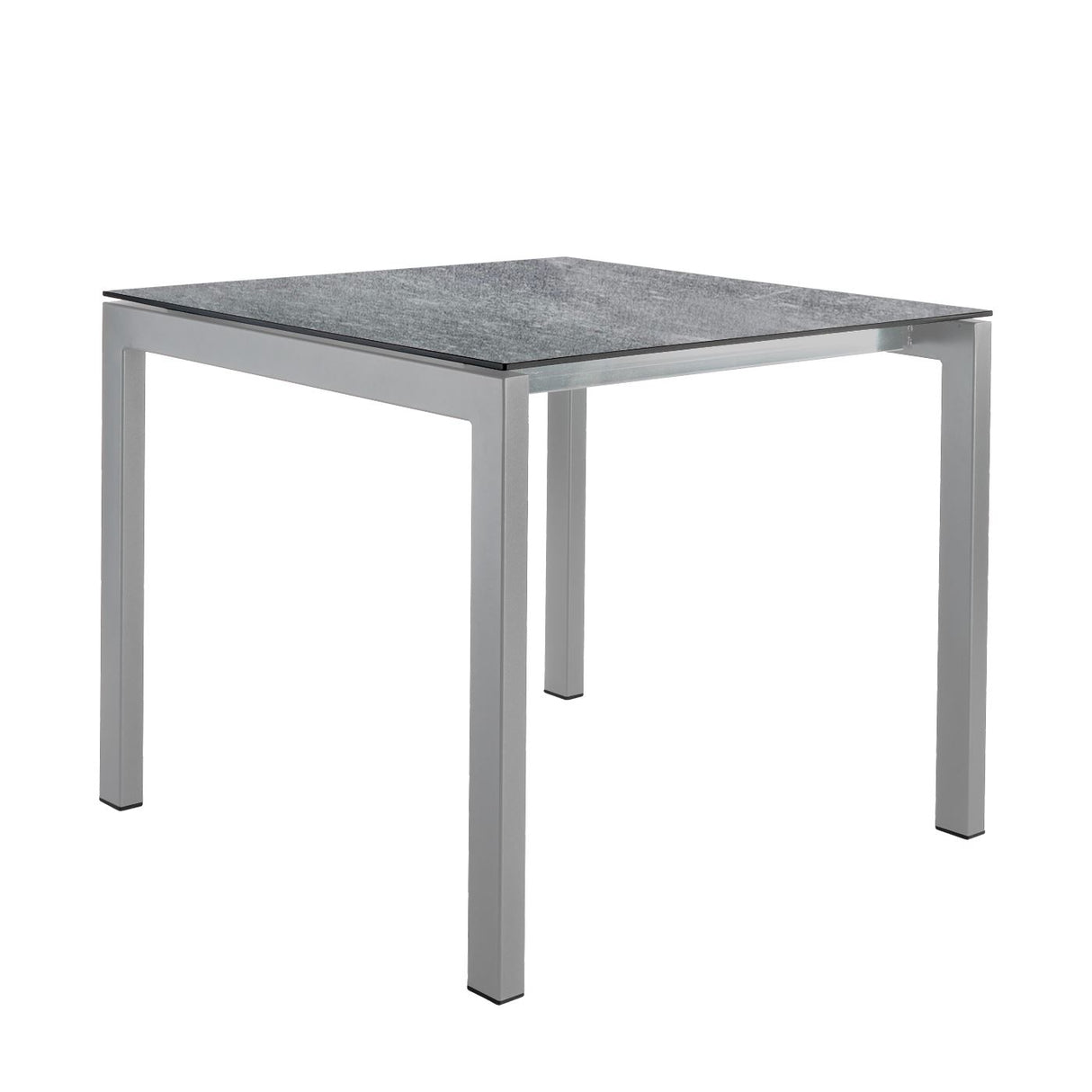 Schaffner Luzern table repas 80x80cm Gris argent 78 Déco Béton dd