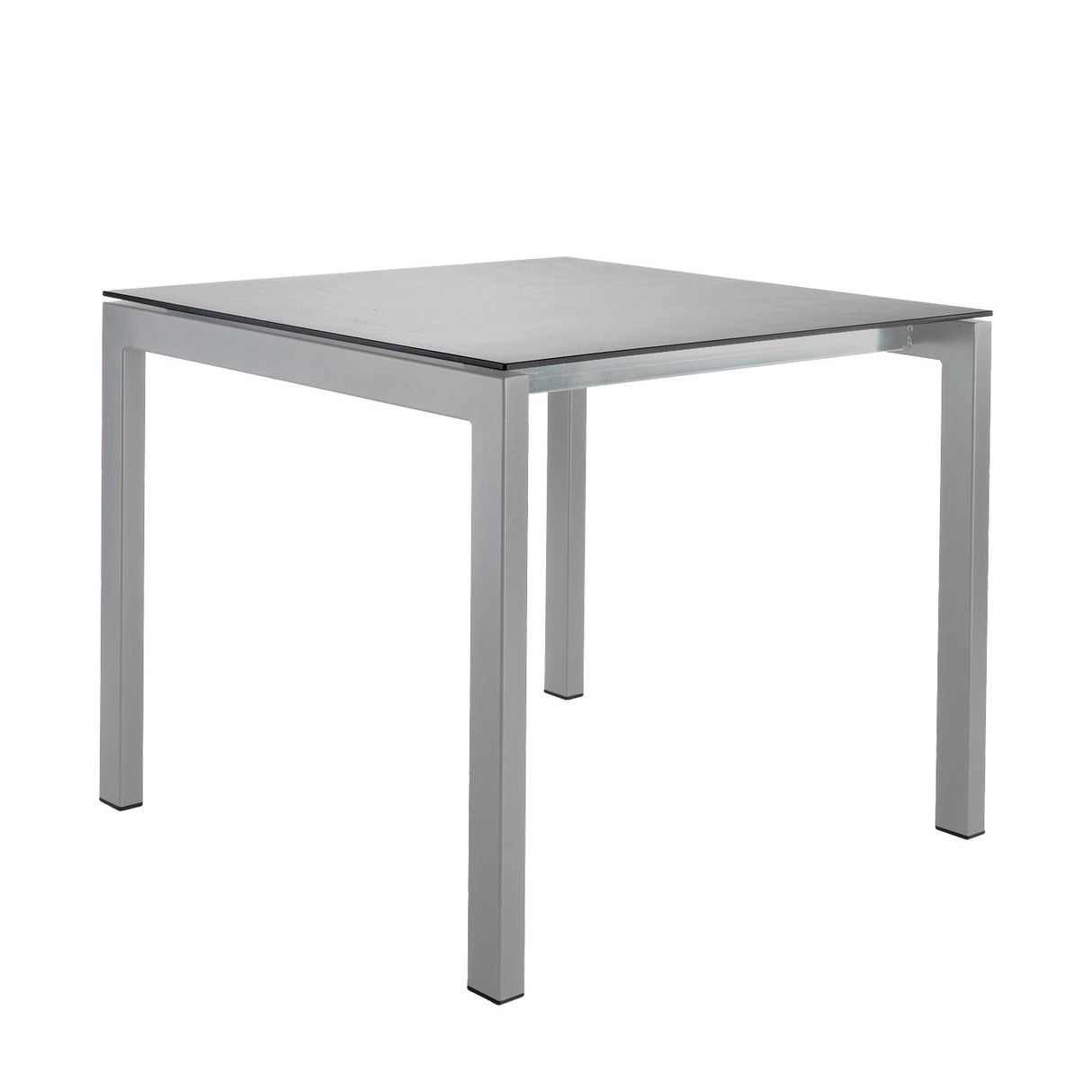 Schaffner Luzern table repas 80x80cm Gris argent 78 Gris Argent 78