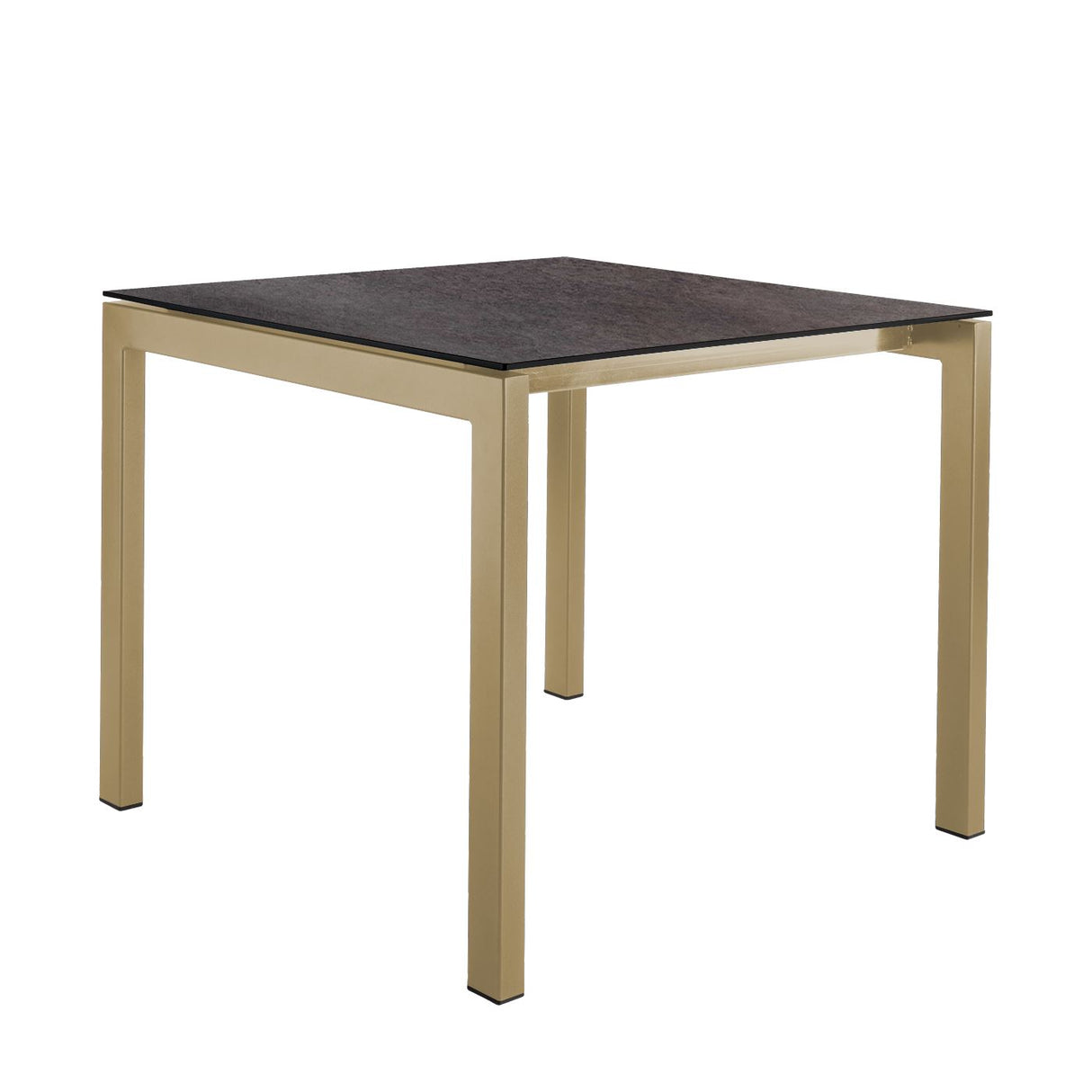 Schaffner Luzern table repas 80x80cm Marron Pastel 83 Déco Cooperfield dc