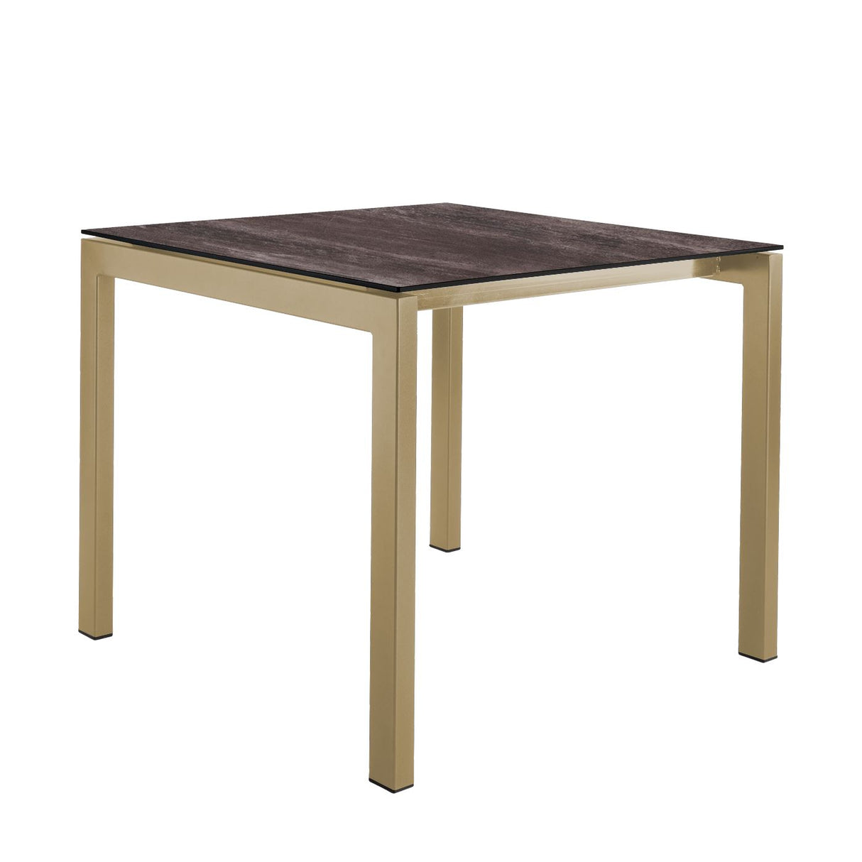 Schaffner Luzern table repas 80x80cm Marron Pastel 83 Déco Stromboli Foncé da