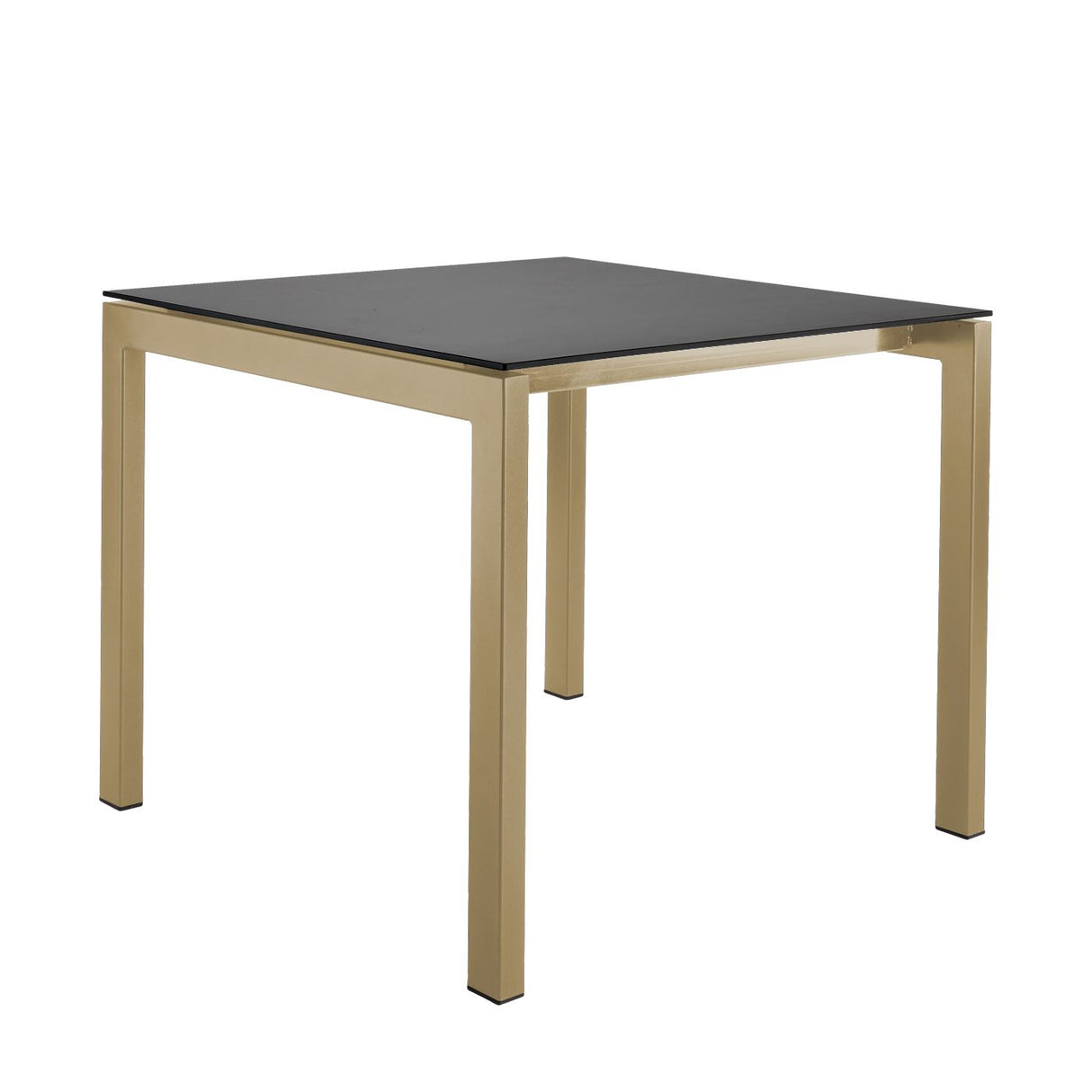 Schaffner Luzern table repas 80x80cm Marron Pastel 83 Graphite 73