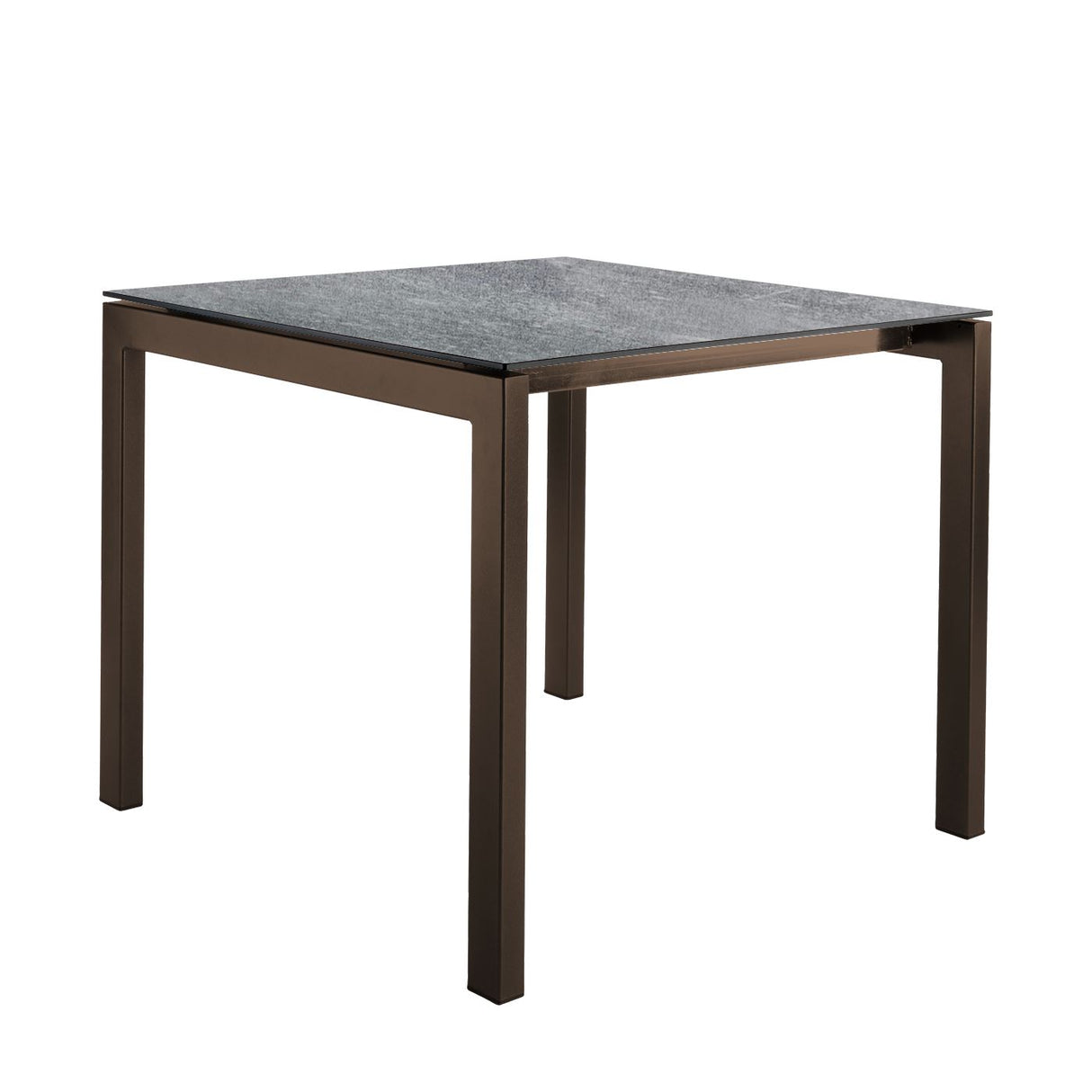 Schaffner Luzern table repas 80x80cm Moka 88 Déco Béton dd