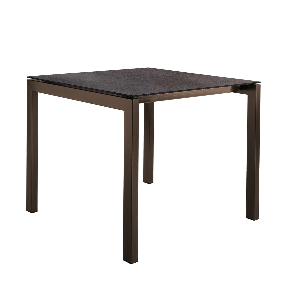 Schaffner Luzern table repas 80x80cm Moka 88 Déco Cooperfield dc