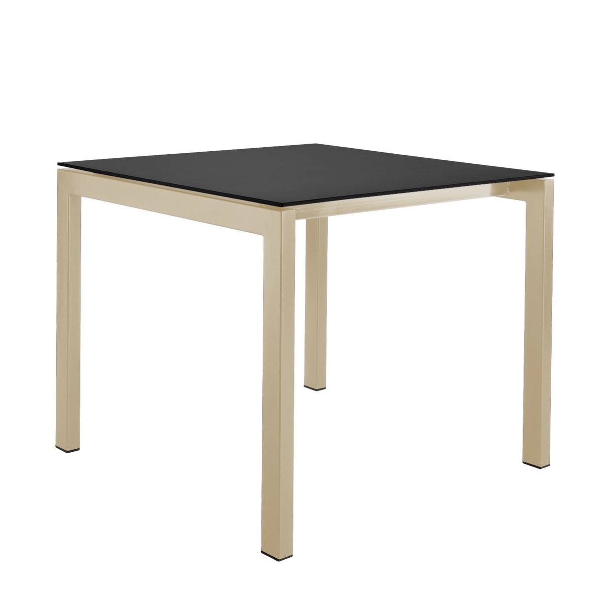 Schaffner Luzern table repas 80x80cm Sable Pastel 15 Anthracite 77
