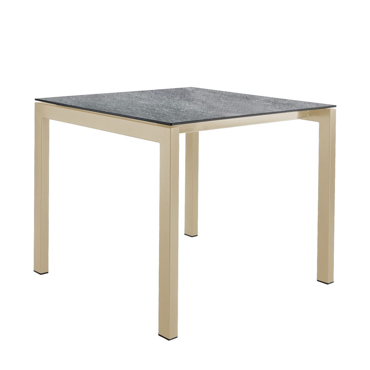 Schaffner Luzern table repas 80x80cm Sable Pastel 15 Déco Béton dd