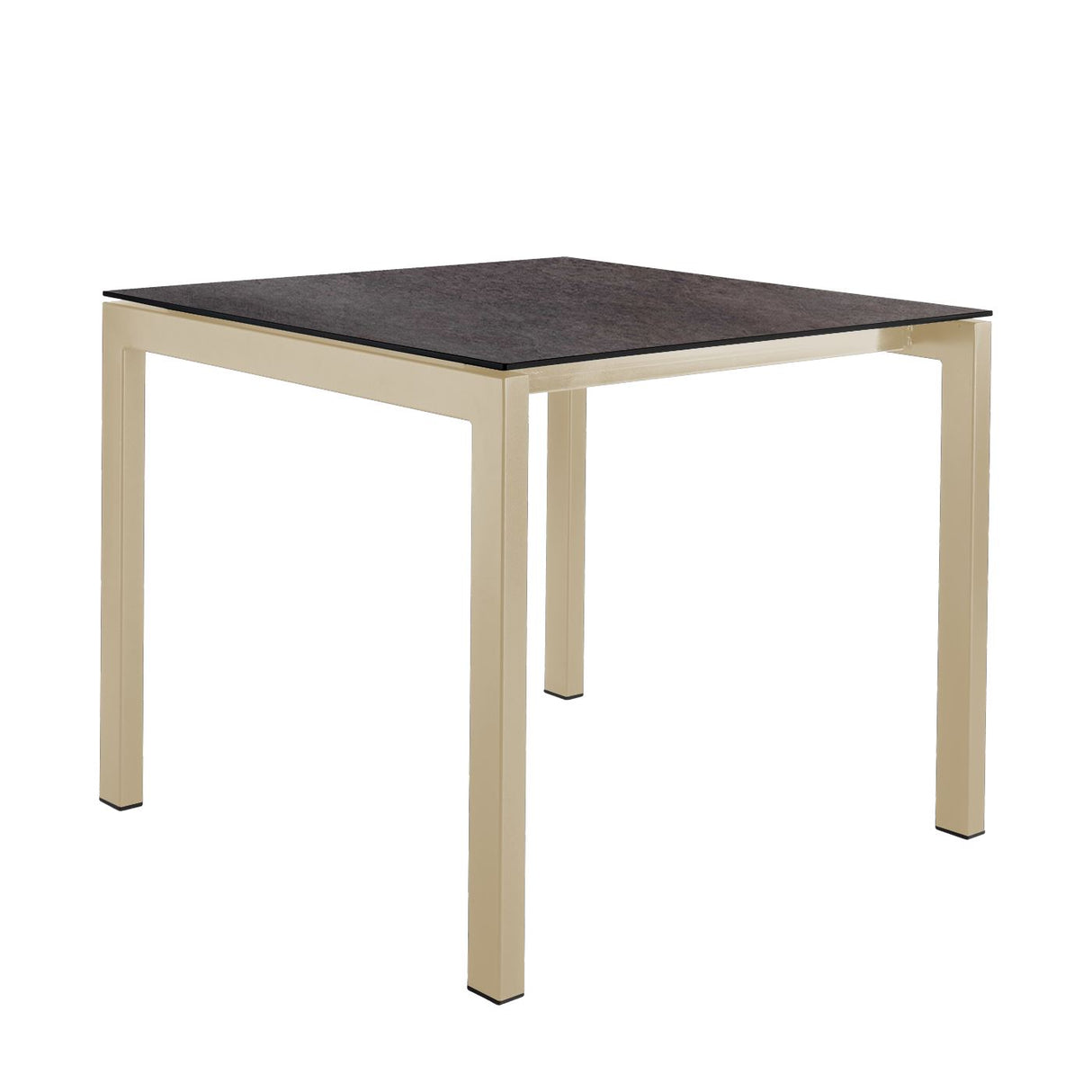 Schaffner Luzern table repas 80x80cm Sable Pastel 15 Déco Cooperfield dc