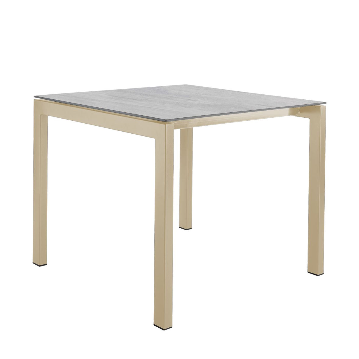 Schaffner Luzern table repas 80x80cm Sable Pastel 15 Déco Stromboli Clair db