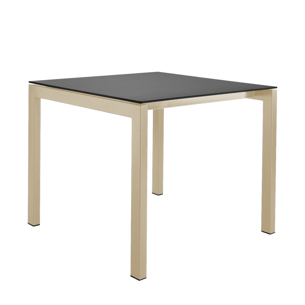 Schaffner Luzern table repas 80x80cm Sable Pastel 15 Graphite 73