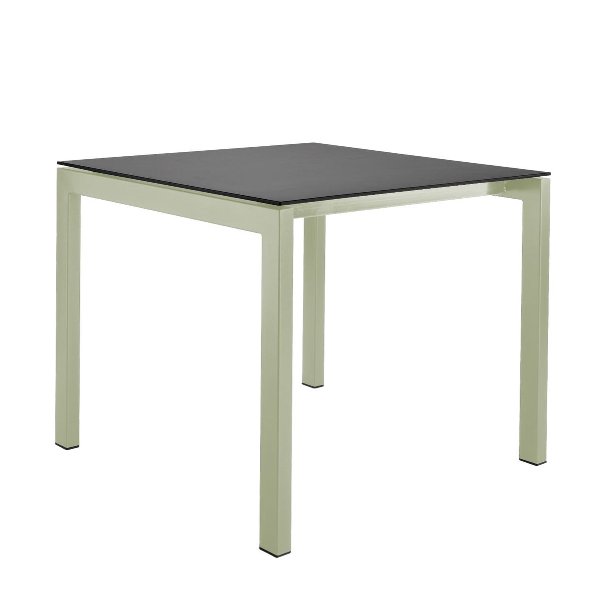 Schaffner Luzern table repas 80x80cm Vert Pastel 64 Graphite 73