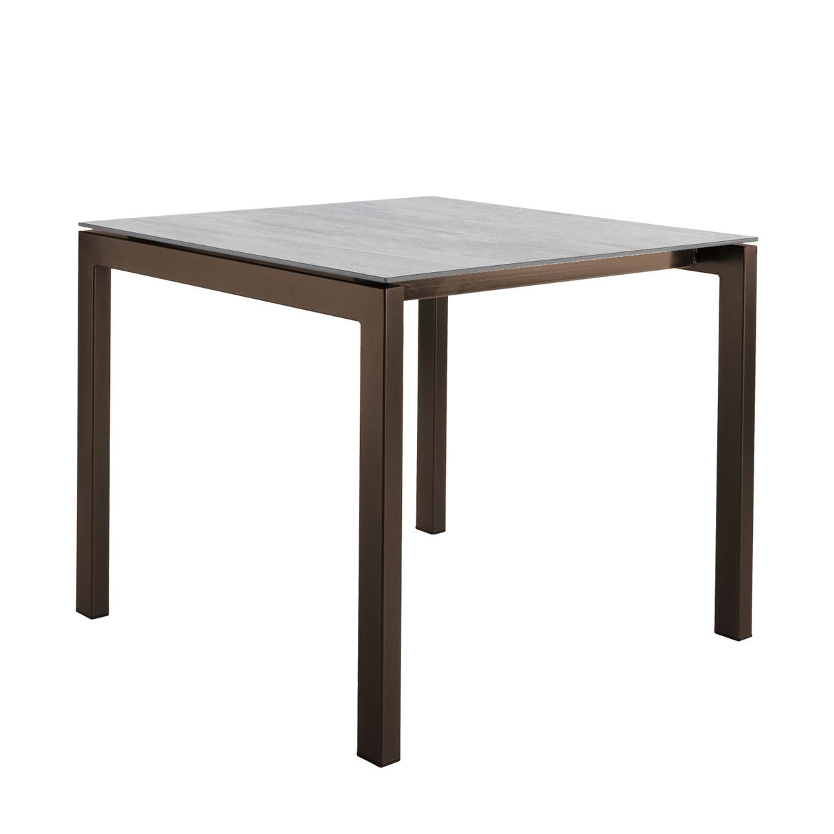 Schaffner Luzern table repas 90x90cm Moka 88 Déco Stromboli Clair db